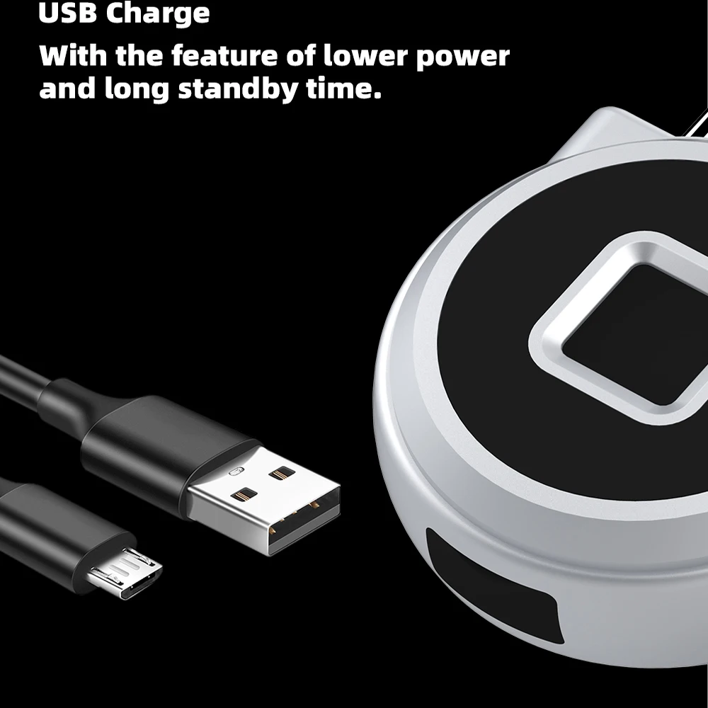 Smart Fingerprint Padlock USB charge Toolbox lock AntiTheft Keyless lock P10 for Door Luggage Smart Fingerprint Padlock USB charge Toolbox lock AntiTheft Keyless lock P10 for Door Luggage