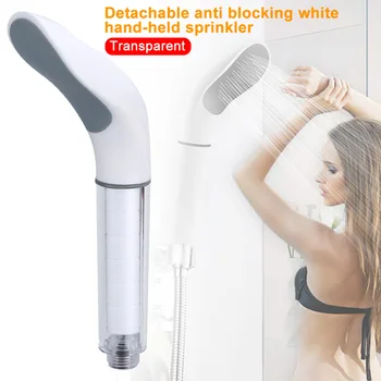 

1/4 Universal Bent PP Cotton Filtration Anti Blocking Hotel Adjustable Angle Toilet Durable Detachable Shower Head Home Bathroom