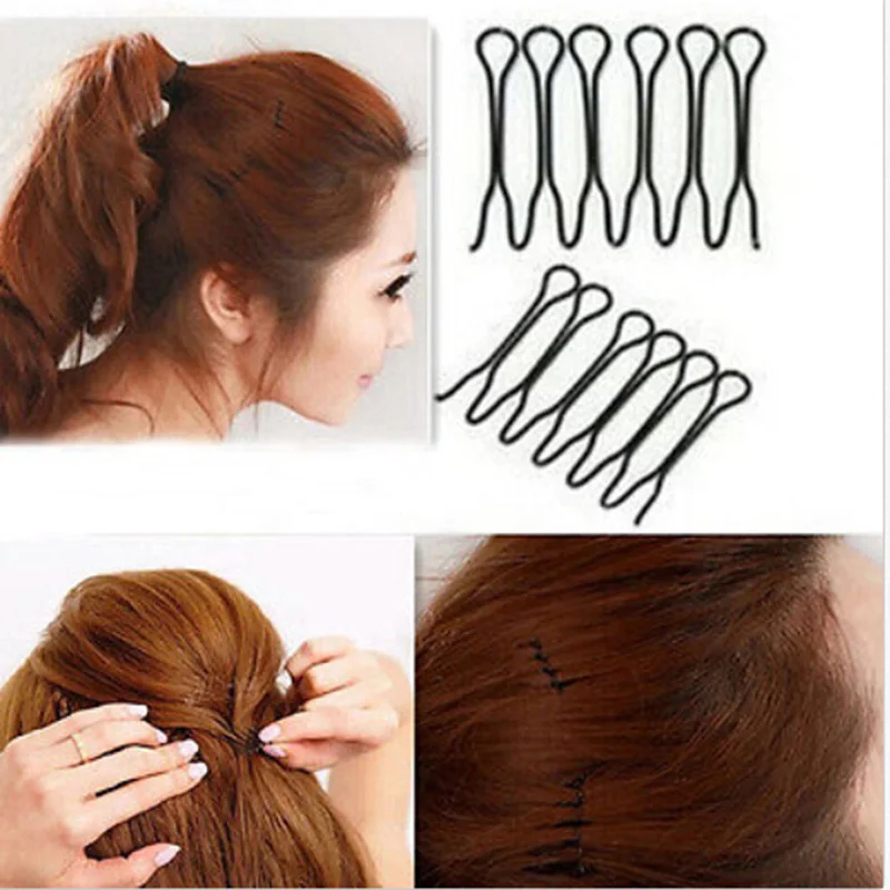 6PCS OPCC Fashion French Hair Styling Clip Stick Bun Maker Braid Tool Hair Ac... 