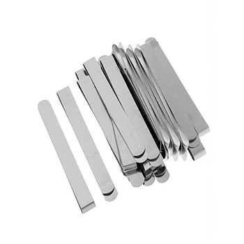 

20 Pack Stainless Steel Hemming Clips Sewing Clips 3 Inches Measurement Rule, Crafting Wonder Clips Sewing and Stitching Silver