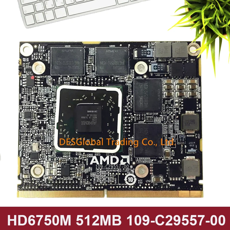 Cheap  Radeon HD6750 HD6750M Video Graphics VGA Card 512MB 109-C29557-00 216-0810005 For iMac 21.5'' A1311