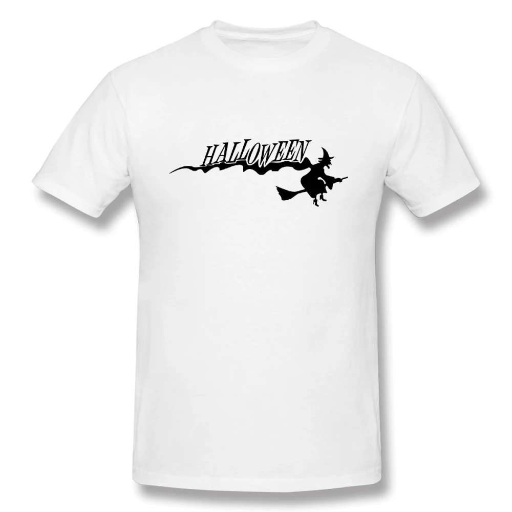 

100% cotton Wizard Happy Halloween print casual mens o-neck t shirts fashion Men's Basic Short Sleeve T-Shirt