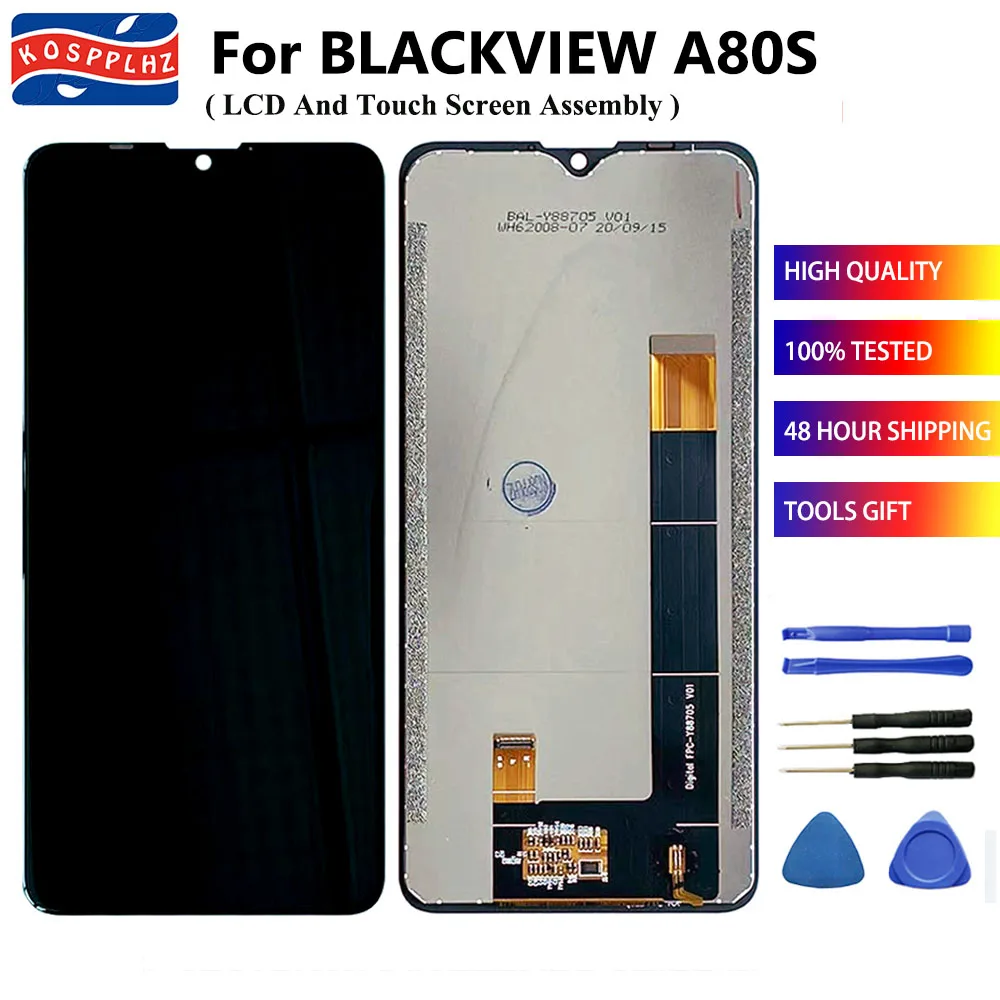 ЖК-дисплей 6 22 дюйма для BLACKVIEW A80s + Сенсорная зеркальная деталь замены A80 S Стекло