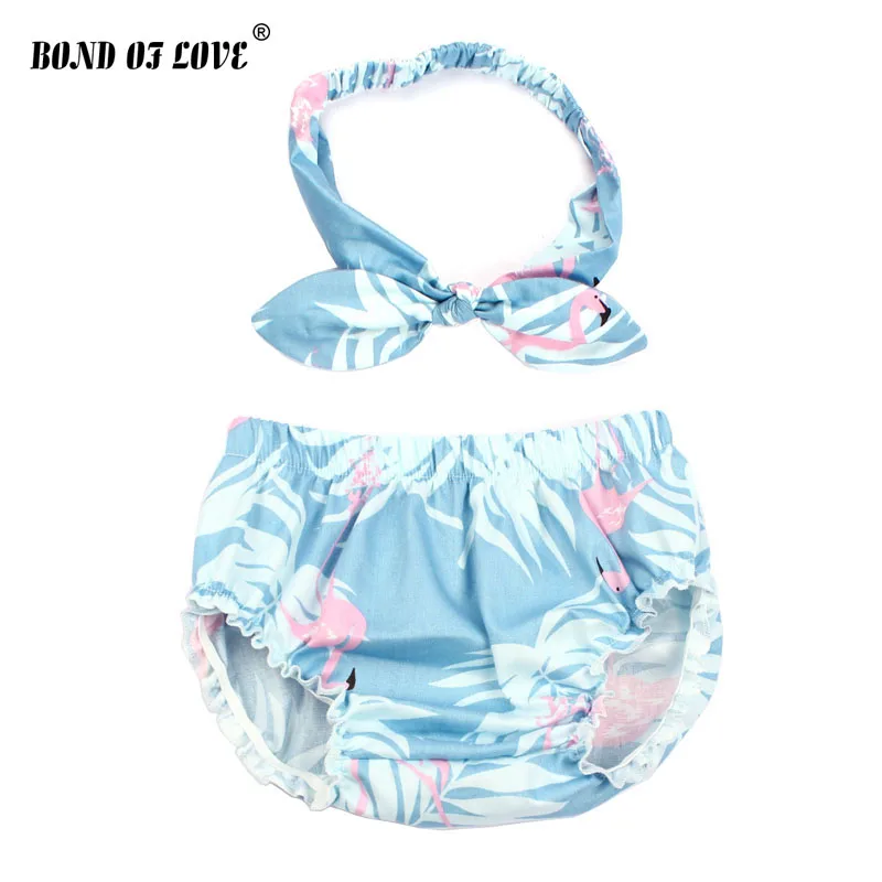 Fashion Baby Bloomers Baby Girl Cotton Cherry pattern Ruffle Diaper Cover Toddler Cotton Shorts Clothes (8-1)