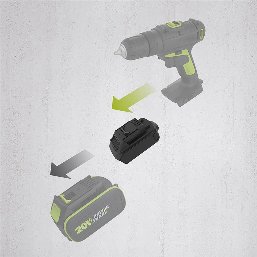 

20V Lithium Battery Adapter Converter WA4600 For WORX 20V Power Tool Professional Adapter Accessories