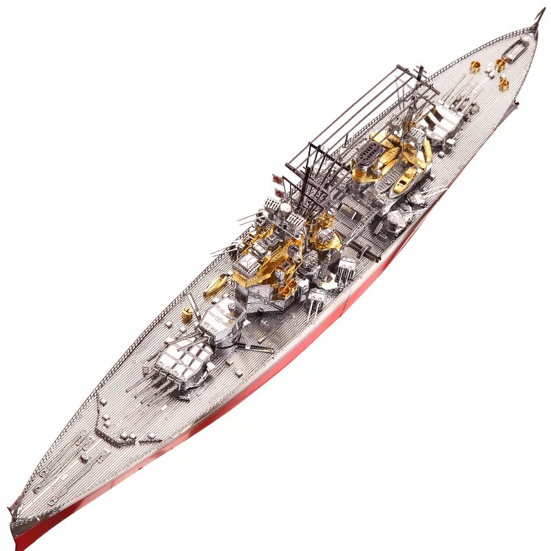 3D металлическая игрушка-головоломка в сборке модель корабля Пазлы игра HMS Prince Of Wales Развивающие игрушки для детей Забавный подарок