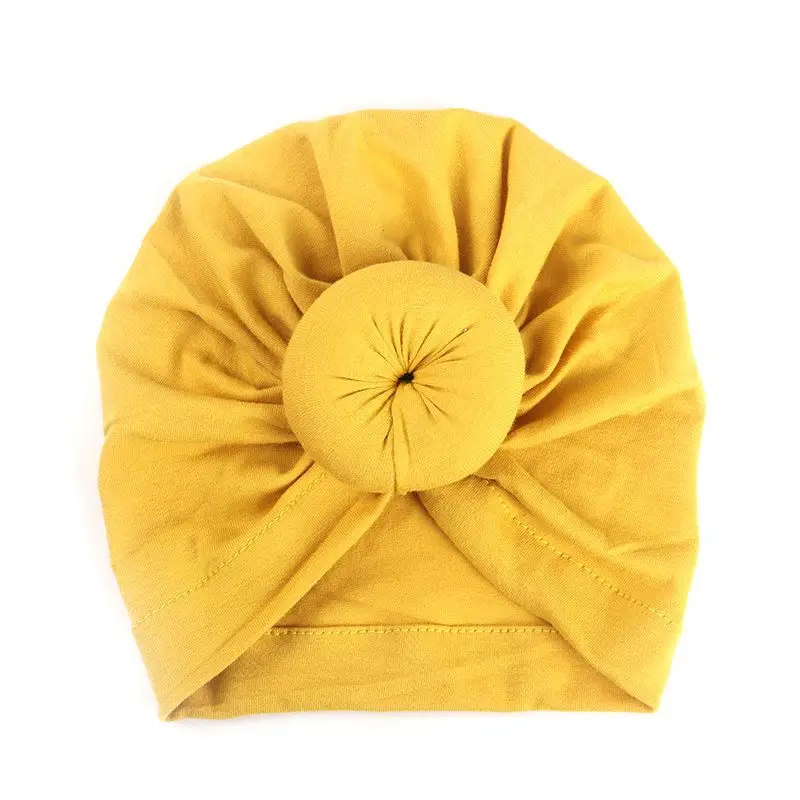 

1 PC Fashion Donut Baby Hat Newborn Elastic Cotton Baby Beanie Cap Multicolor Infant Turban Hats