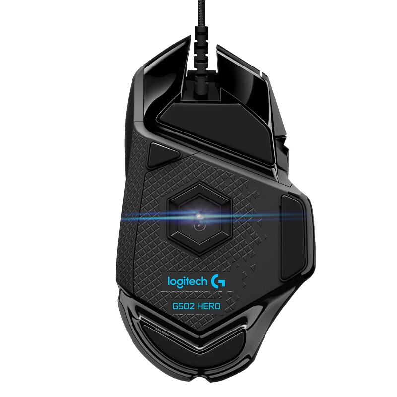 Logitech G502 HERO/G402 высокопроизводительная игровая мышь двигатель с 16000 dpi Программируемый настраиваемый LIGHTSYNC RGB для мыши геймера