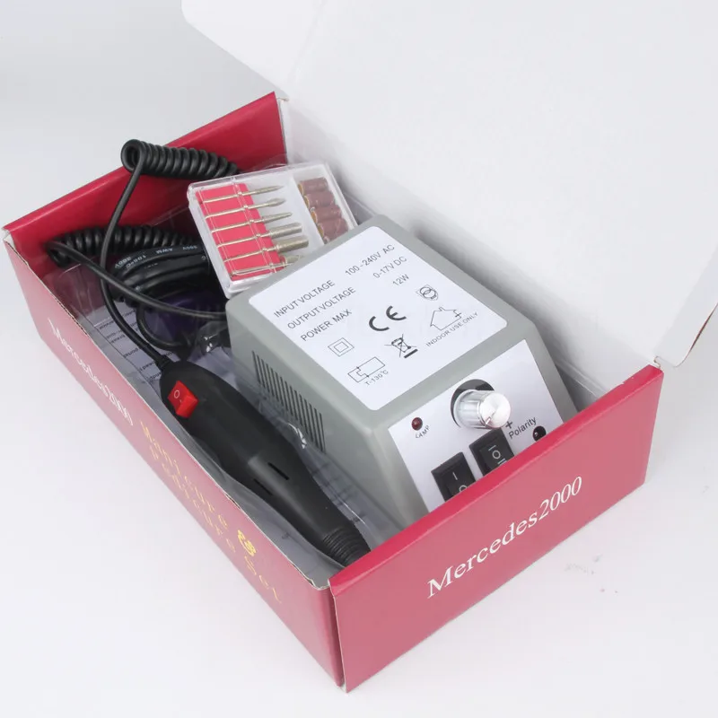 

Manicure Machine Wholesale Nail Electric Sander Grinding And Polishing Machine Red Box 2000 Rpm Nail Grinding Machine