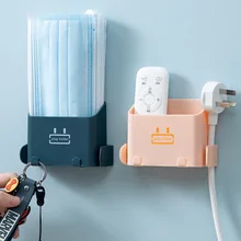 

Wall Mounted Mobile Phone Remote Control Storage Box Shelf In Bedroom Holder Can Hang Small Objects Such As Keys Head Ropes