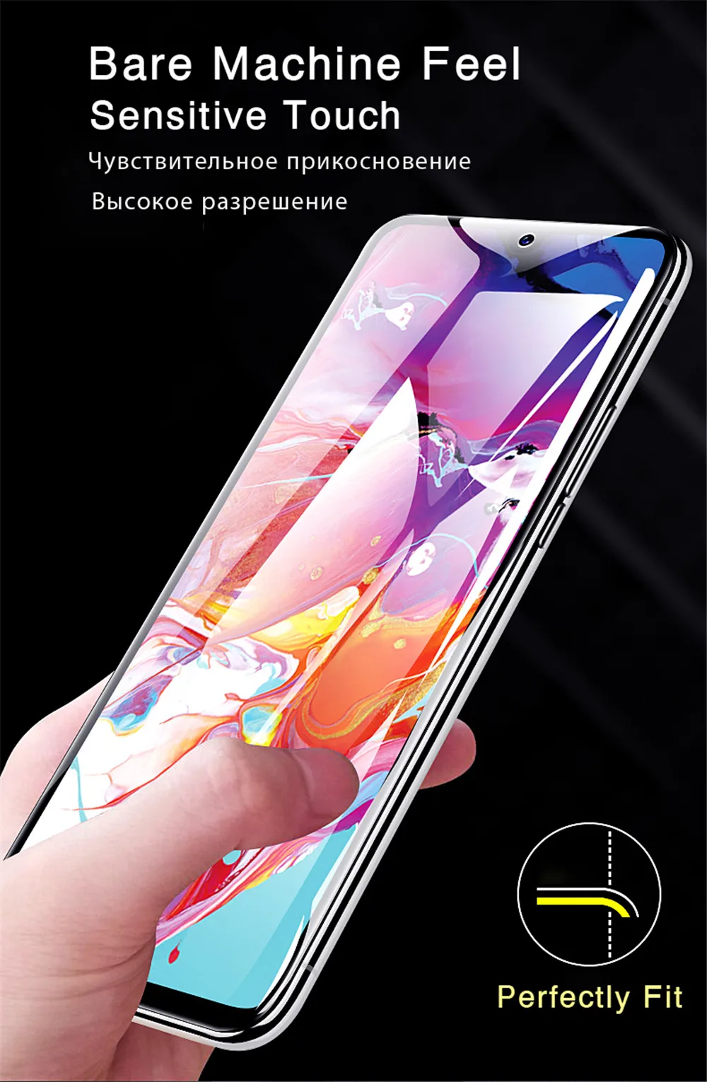 25D Screen Protector For Samsung Galaxy A50 A70 S7 S8 S9 S10 Plus Hydrogel Film For Samsung Note 8 9 10 Plus A80 A90 Soft Film