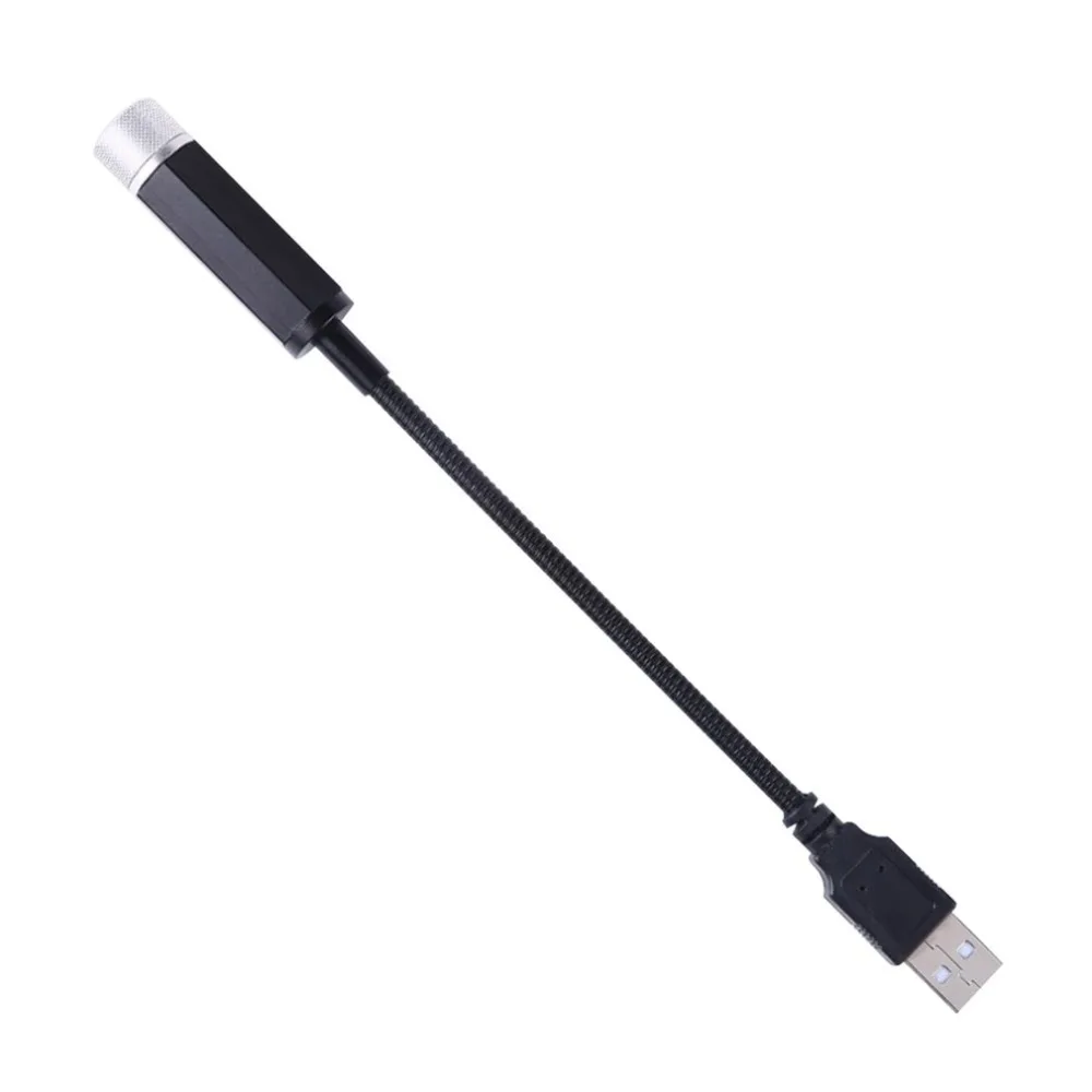 Автомобильный Usb Led атмосфера огни декоративные лампы аварийного освещения Универсальный ПК Портативный резьбой раструбного соединения для игры