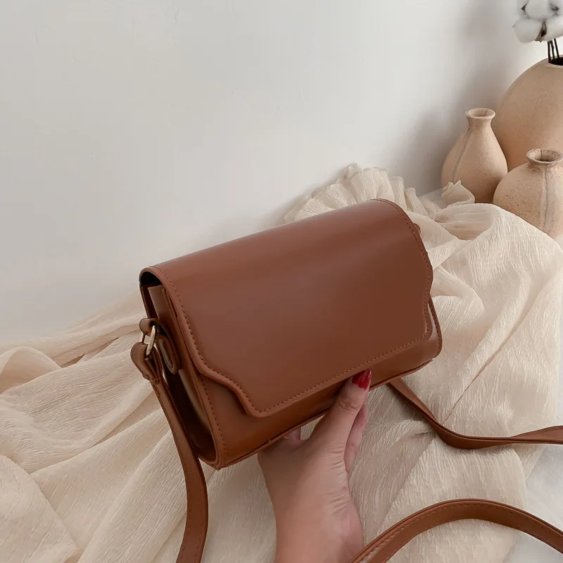 

Autumn Bag Retro Small Black Bag Women's 2019 New Style Versatile Simple Square Sling Bag INS Crossbody Bag WOMEN'S Bag