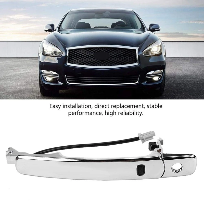 Передняя левая ручка для входной двери Технология посылка для 03-08 Infiniti Fx35 Fx45