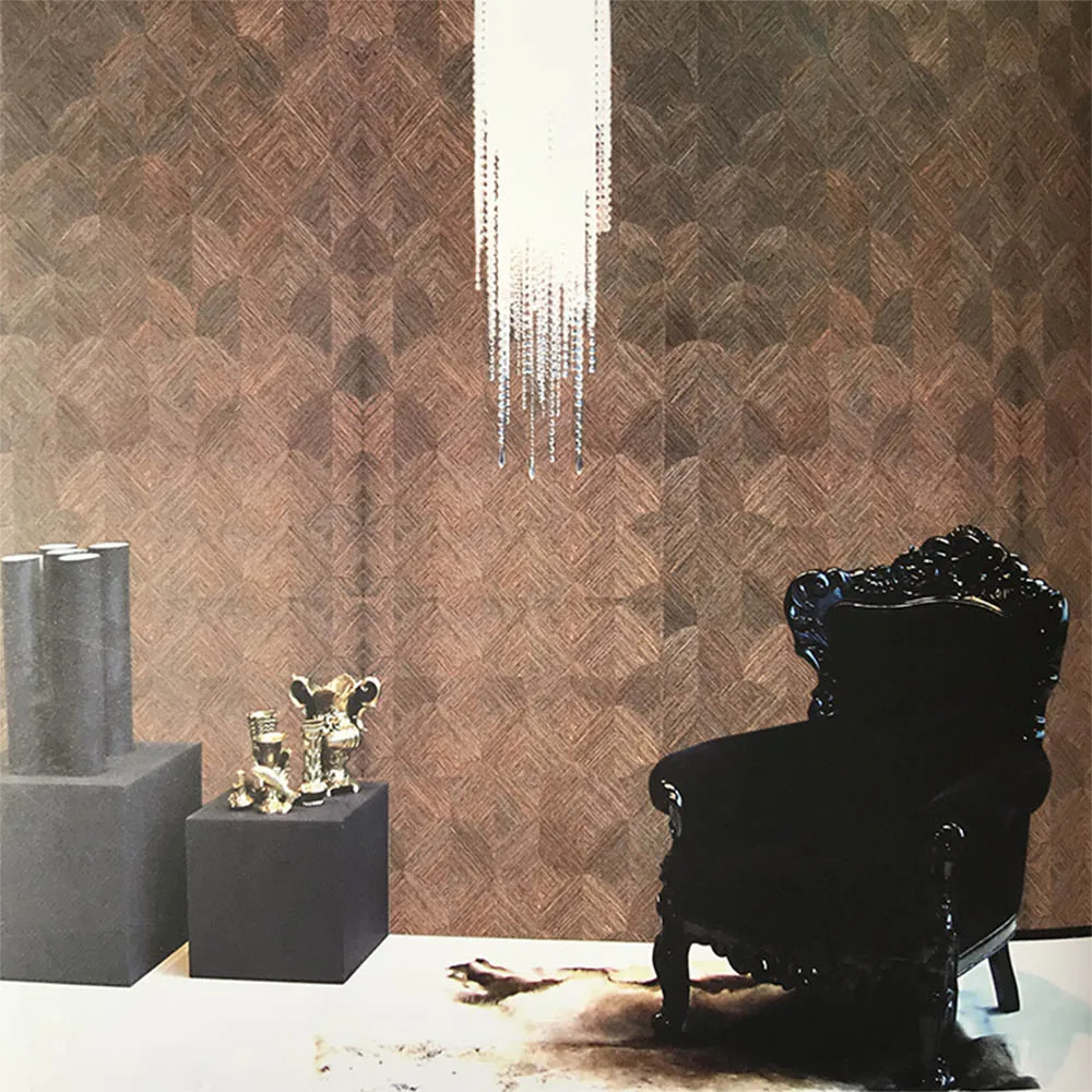 MY WIND Wood veener Hand made wallpaper Sisal Ginger Root  Cloudburst Colorful Wholesale Wall Paper Home Decor Wallpaper