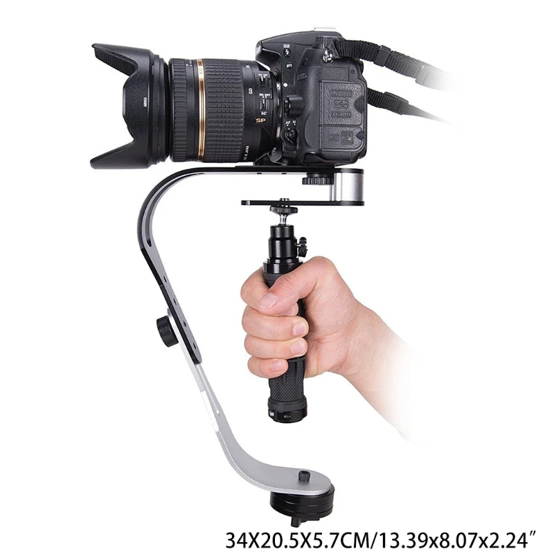 Aluminum Handheld Digital Camera Stabilizer gimbal smartphone DSLR 5DII Motion camera Steadycam for camera phone