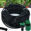 KESLA 5M-25M Automatic Micro Drip Irrigation Watering System Kit Hose Home Garden & Adjustable Drippers Greenhouses Potted grows ► Photo 2/6