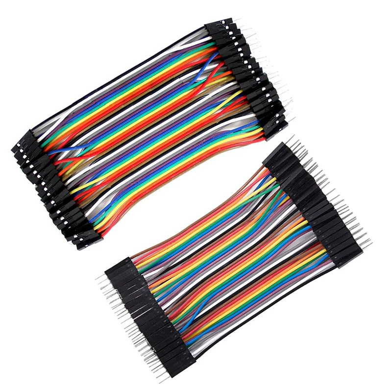 8 X 40 Pcs 10Cm Colorful Dupont Cables for Arduino Breadboard: 3X 40Pcs Male To Female Dupont Wire Jumper with 5X 40Pcs Male To