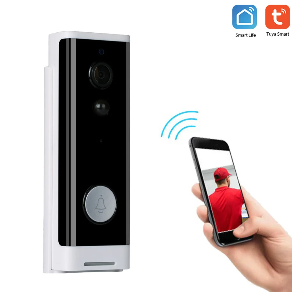 

Tuya WIFI Smart Video Doorbell Home Monitor1080P Two Way AudioIR Alarm Wireless Security Camera for Smart Home