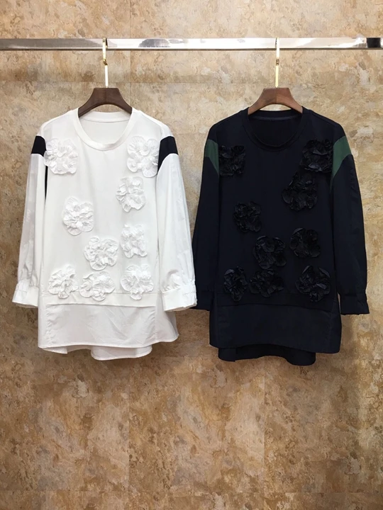 

2019 Early autumn new style jacquard jacquard jacquard jacket with long sleeves 815