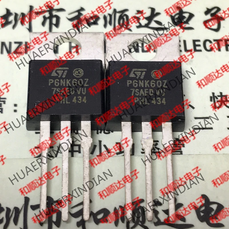 10 шт./лот новые и оригинальные P6NK60Z TO-220