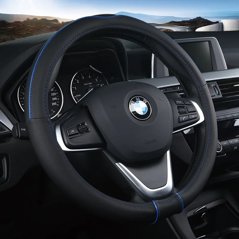 

Car Steering Wheel Cover Sports Grip Cover Four Seasons Universal Interior Trim Grip Cover Universal Style Grip Cover