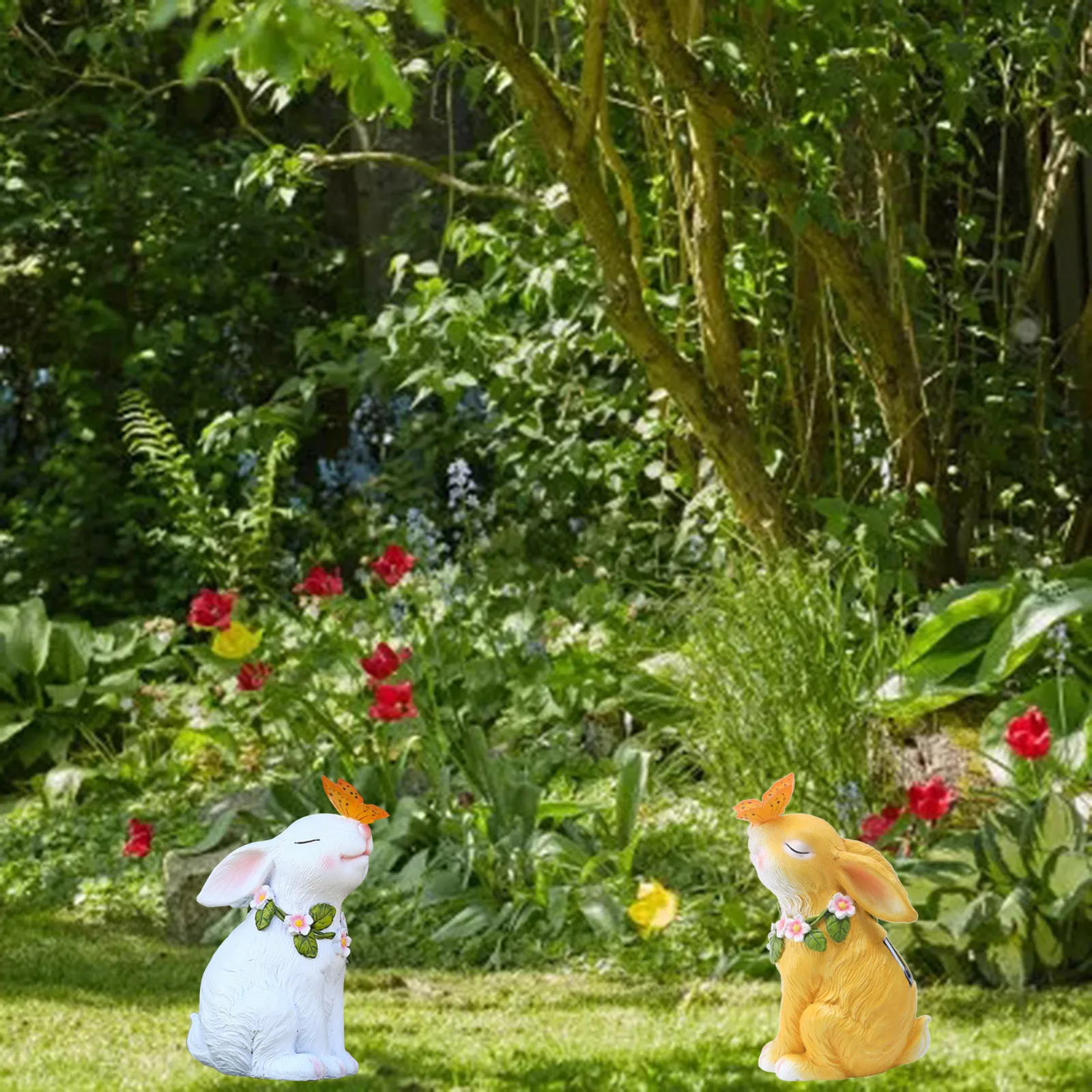 Easter Solar Powered LED Rabbit Garden Light - Gifts for idea