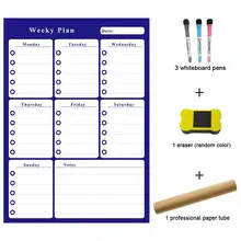 Сухой стираемый календарь-магнитный календарь для холодильника-ежемесячный календарь на холодильник с утолщенным магнитом