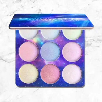 

9 Colors Highlighter Eyeshadow Palette Contour Face Glow Concealer Brighten Powder Professional Makeup Bronzer Eye Shadow Pallet