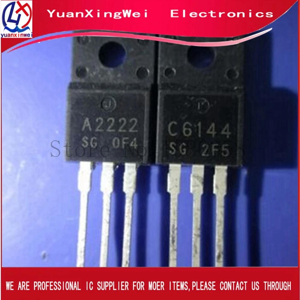 Бесплатная доставка 100 шт./лот 2SA2222 2SC6144 50 шт. A2222 + C6144 IC лучшего качества. |