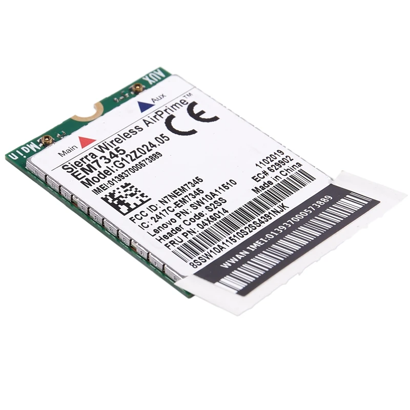 GOBI5000 EM7345 LTE FRU 00JT511 ThinkPad 10 планшеты TP 10 WWAN к оператору сотовой связи HSPA+ 42 Мбит/с 4G модуль NGFF