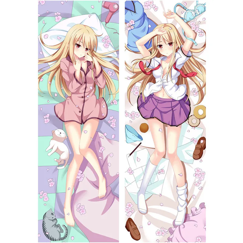 Peach skin Новое поступление Аниме Five nights at Freddy Pet девушка Sakurasou Наволочки Чехол сексуальная девушка 3D двухсторонняя постельные принадлежности обниматься тела Чехол PT01 - Цвет: Peach skin