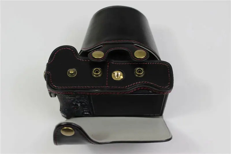 Чехол-сумка для камеры из искусственной кожи для Canon EOSM6 Mark II EOSM6II, полный чехол для камеры с сумкой для хранения и ремешком