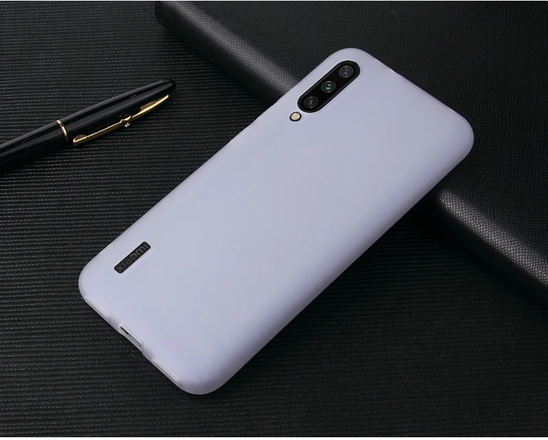 Mờ Soild Màu Mềm Lưng Silicon TPU Cho Xiaomi Mi9lite Kẹo Dẻo Màu Cho XIAOMI Mi 9 Lite Ốp Lưng dành Cho Xiaomi Mi8 Lite