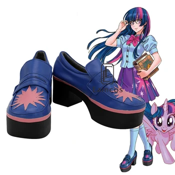 

Anime My Little Pony Twilight Sparkle Personification Cosplay Shoes Custom-made