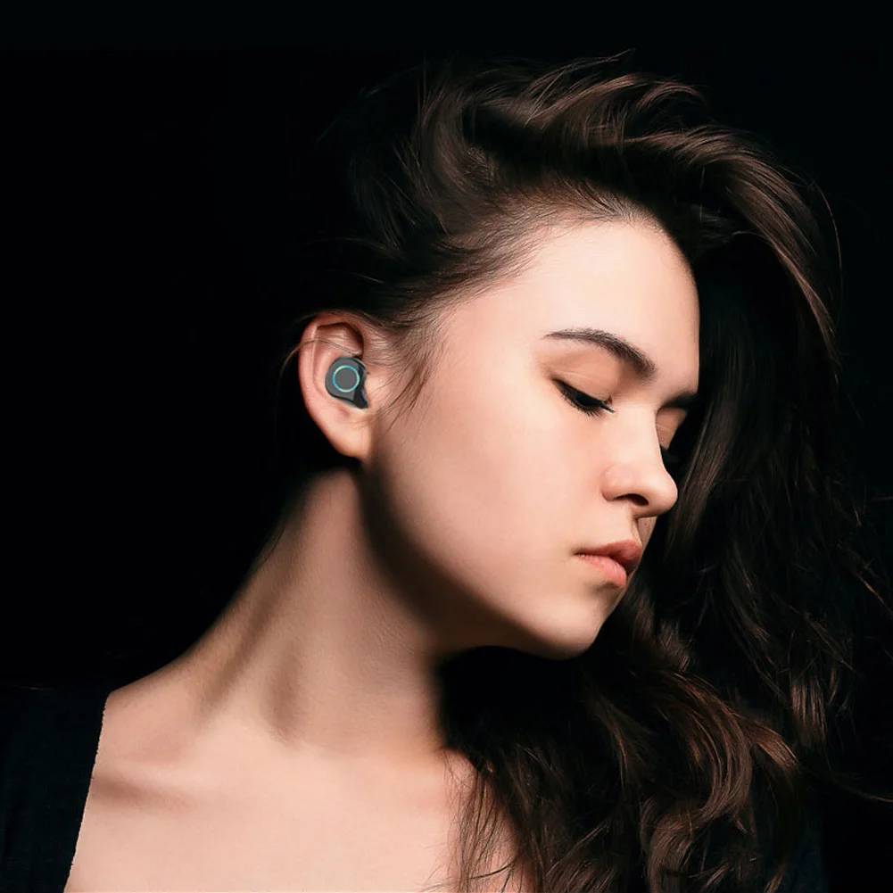 Горячие TWS HD Вызов Bluetooth 5,0 наушники с сенсорным управлением Водонепроницаемые настоящие беспроводные бинауральные стерео наушники с шумоподавлением
