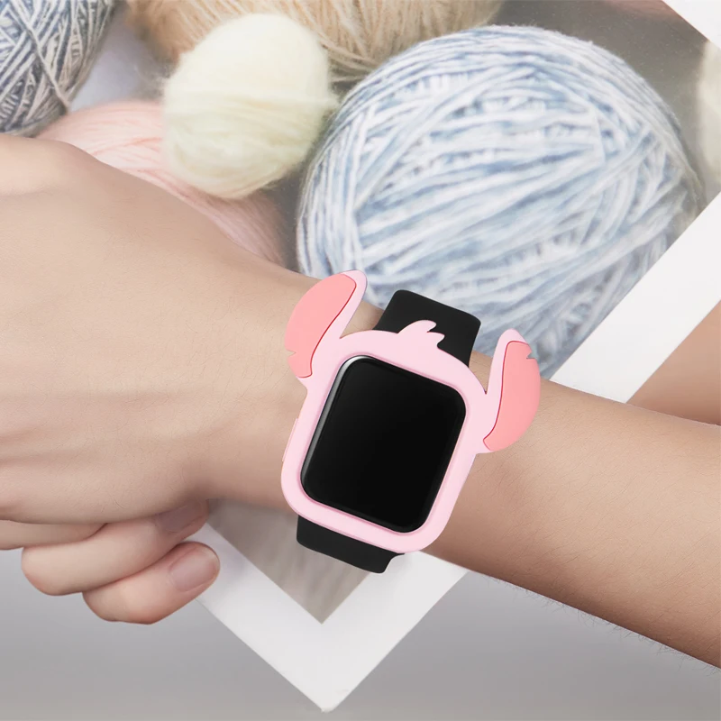 Защитный чехол для apple watch 4, 5, 44 мм, 40 мм, силиконовая защитная рамка для всего тела, противоударный бампер, чехол для Аксессуары для iwatch