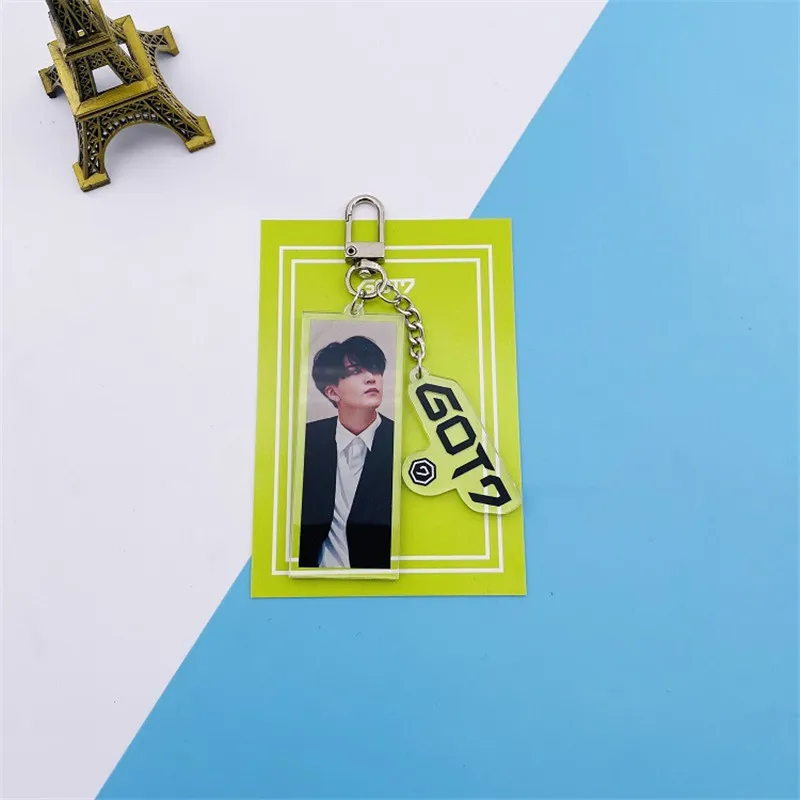 KPOP Got7, альбом, вызов, мое имя, подвеска, брелок, крутящийся Топ, ECLIPSE JinYoung Mark Jackson YoungJae YuGyeom FH56