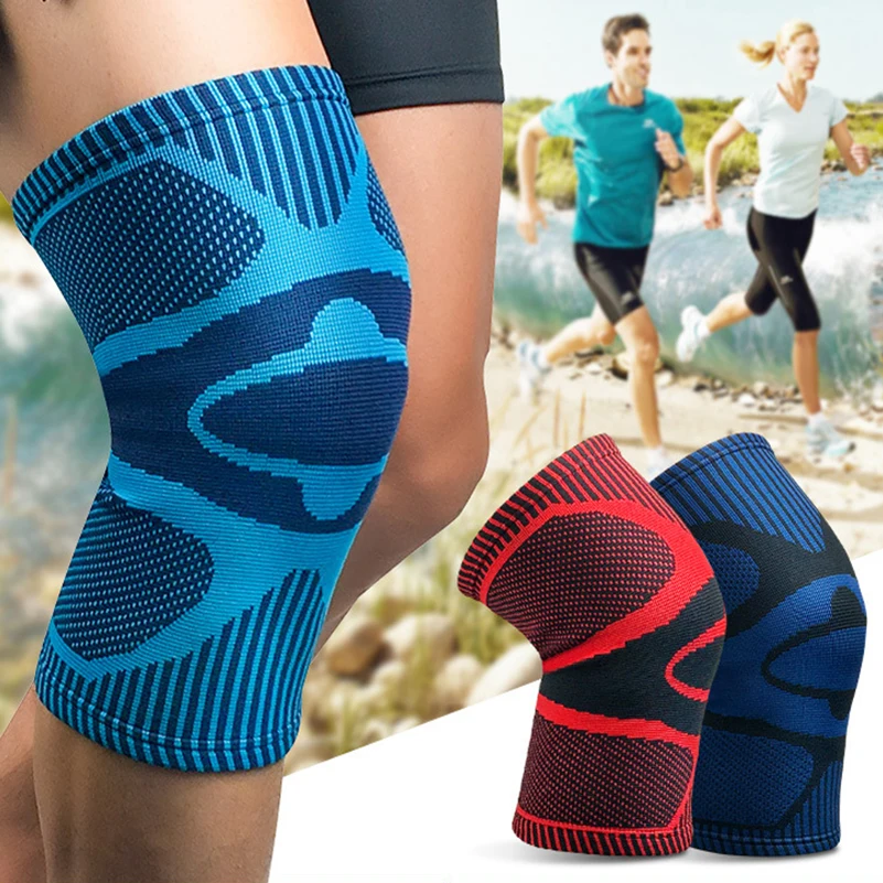 

2PCS Knee Sleeve Protector Brace Support Arthritis Bandage Elastic Sport Fitness Soccer Basketball Volleyball Muscle Compression