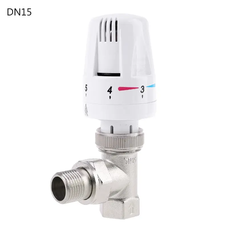 Автоматический термостат контроль температуры клапан термостатический радиатор клапан угол пол Отопление специальный клапан медь DN15 DN20