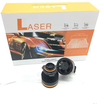 شراءH7 9005 9006 H11 الليزر الضباب الخفيف ، الليزر المصابيح الأمامية تحويل عدة 12 واط 6500 كيلو الإشعاع