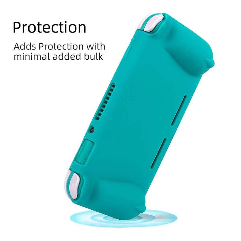 Силиконовый чехол CHINFAI для shand Switch Lite, мягкий эргономичный Нескользящий Резиновый защитный чехол-подставка для NS Lite, мини-консоль