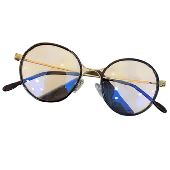 

Round Glasses Frame Women Clear Lens Myopia Glasses Men Vintage Eyeglasses Optical Spectacle Frames 2020 Fashion Brand Designer