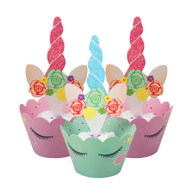 Style 1 12Set Superhero Avengers Captain America Cupcake Wrappers Cake Toppers Spiderman Batman Kids boy Birthday Party cake Decor - Цвет: Style 1