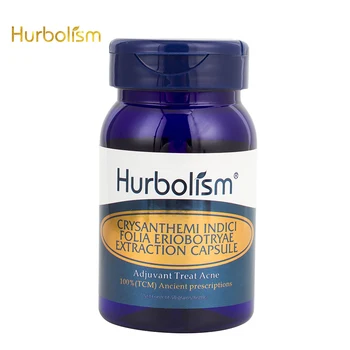 

Hurbolism Crysanthemi Indici Folia Eriobotryae Extraction Capsule, Adjuvant Treat Acne, Plants Extract, no side effect, 50pcs