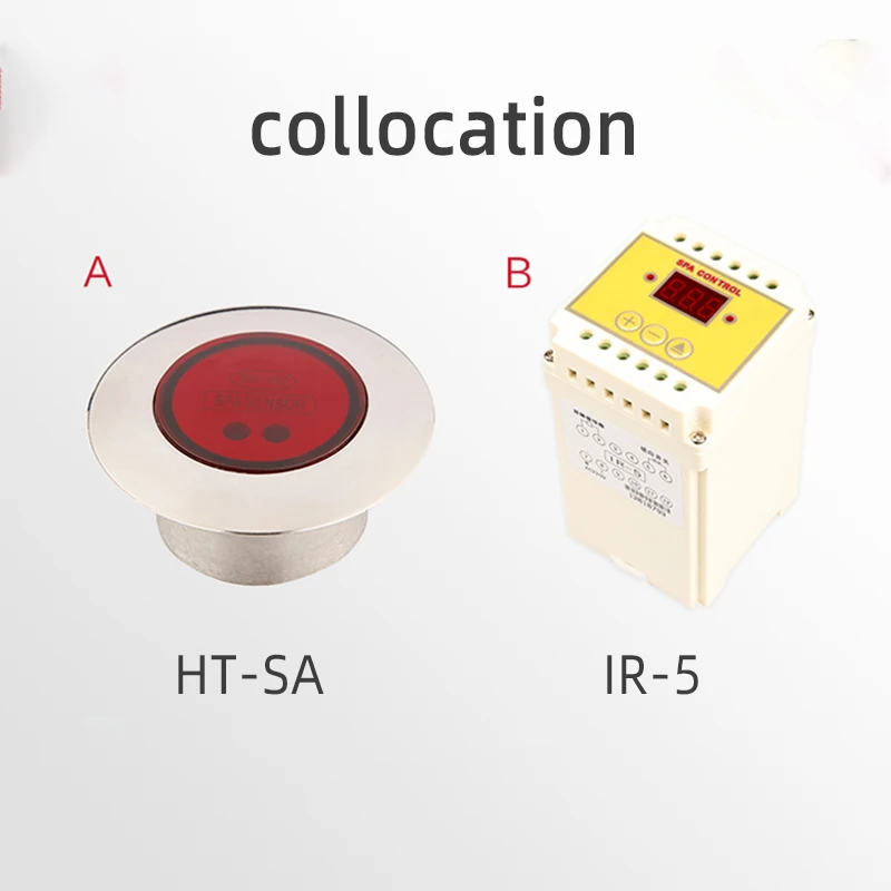 HT-SA 5 Free shipping Spa control switch stainless steel crystal switch crystal ball inductive switch swimming pool equipment - Цвет: HT-SA 5