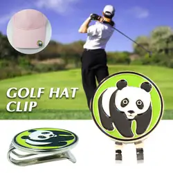 Зажим для кепки для игры в гольф мяч маркер панда конечно украшения черный белый зажим для шляпы для гольфа знак Спорт Divot Инструмент клуб