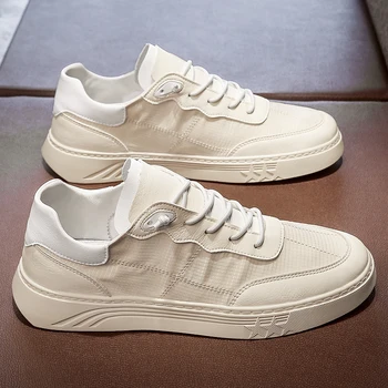 

Popular Walking Shoes Men Luxury Brand Young Casual Shoes Comfortable Mens Leather Shoes Designer Autumn Sneakers For Men