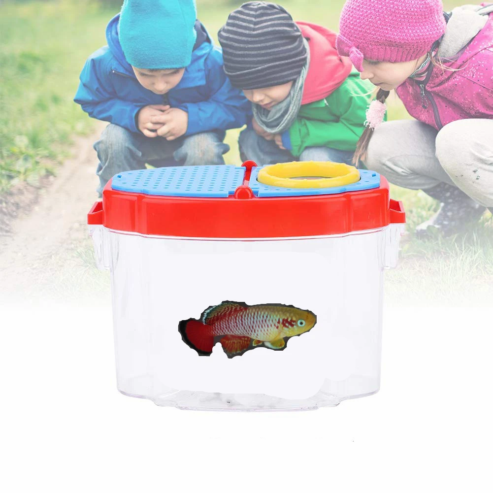 Killifish яичная почва аквариум с увеличением 4 5x научная лупа насекомые растения