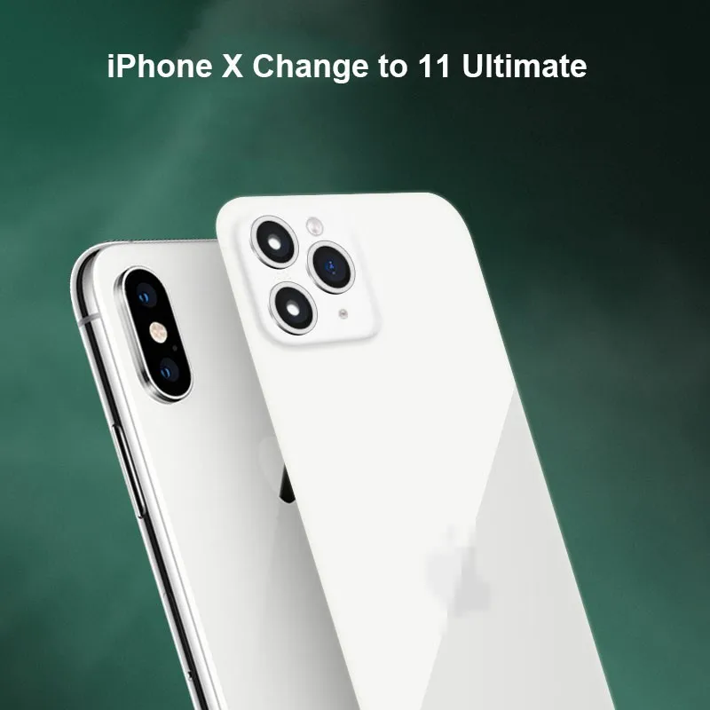 Защитная пленка из ПВХ для iPhone X XS Max Замена на iPhone 11 11 Pro Max задняя пленка чехол мягкий ПВХ защитный чехол для экрана